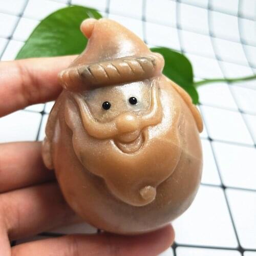 Natural sunstone quartz snowman Sun Crystal Frosty the snowman Crystals Healing Gift 1pcs