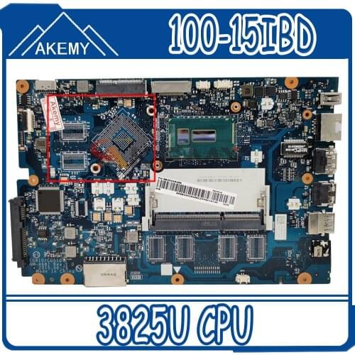 NM-A681 motherboard For Lenovo Ideapad 100-15IBD 100 15IBD CG410/CG510 NM-A681 notebook motherboard pentium 3825U CPU 100% TEST