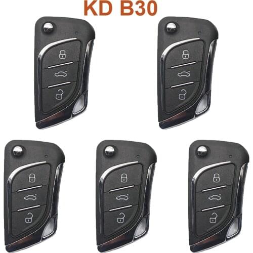 5PCS/LOT KEYDIY Original KD B30 3 Buttons B Series Universial Remote For KD900/KD-X2/ URG200/KD MINI B Series Remote