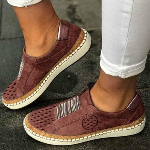 QWEDF 2019 Women summer Casual shoes comfortable lightweight simple flat soft shoe woman shoes chaussure zapatos mujer U6-12