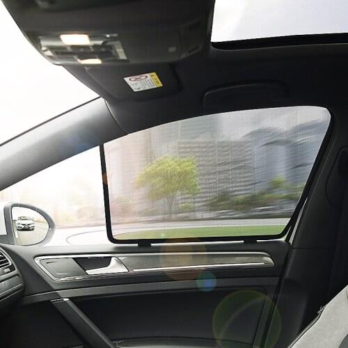 Ventilated Anti-Mosquito Car Window Sunshade Pad Protection For Volkswagen VW Golf 7 7.5 Gti Interior Decoration Accessories