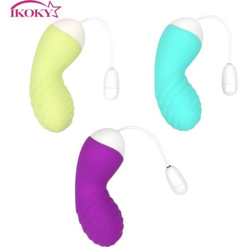 IKOKY Sex Toy for Woman Vibrator 10 Speed G-Spot Vibrator Silicone Clitoris Stimulation Vaginal Massager Wireless Remote Control