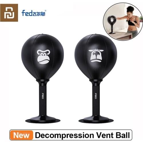 Youpin FED Desktop Entertainment Decompression Vent Ball Release Stress Boxing Ball High Elasticity Powerful Sucker
