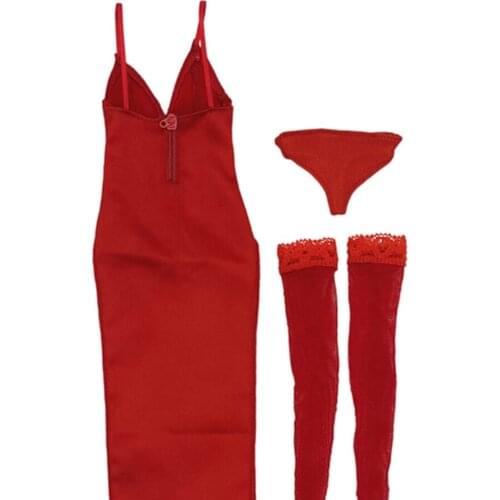 1/6 Female Evening Dress with Underwaer for TTL Enterbay TBLeague Action Figures Accs