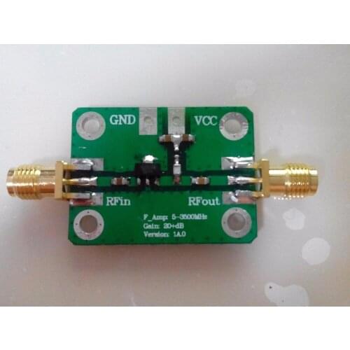 1pcs NEW RF wideband low-noise amplifier amplifier LNA 5-3500MHz Gain: 20dB