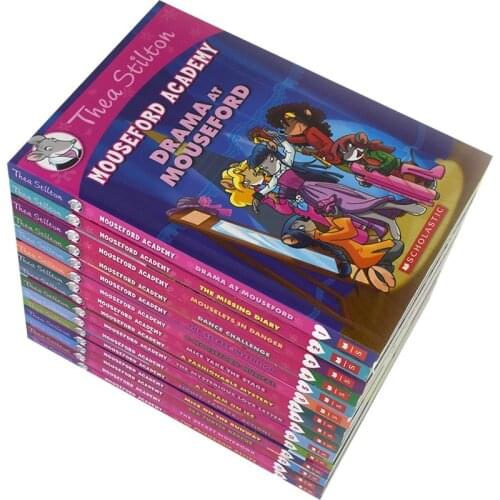 16 Books Geronimo Stilton Thea Stilton Mouseford Academy Literary Novel Picture Book Kids English Comic Story Age 7-12