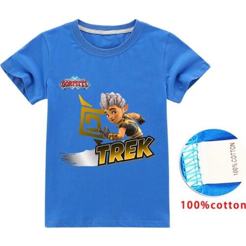 2020 Summer Clothing Gormiti Game Children Short Sleeve Boys Cotton T-shirts Girls T Shirts Baby Tees Tops Tshirts Kids Costume