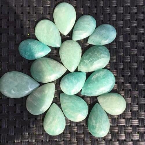 5pcs beautiful drop shipping Natural amazonite Crystal gemstone teardrop pendants wholesale Madagascar for jewelry making