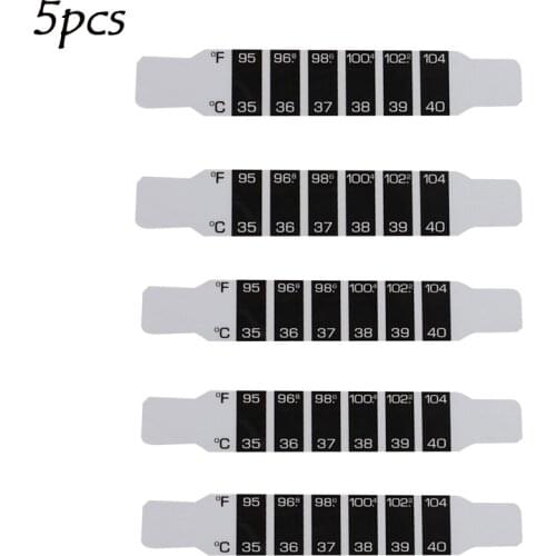 5pcs Baby Color Changing Body Temperature Body Temperature Sticker