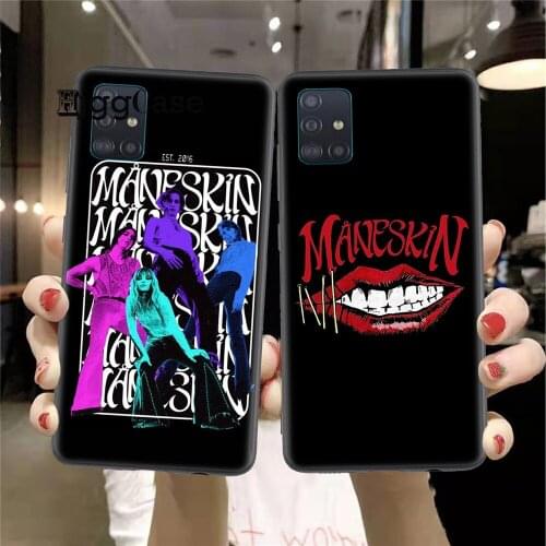 Maneskin Damiano David Phone Case For Coque Samsung A52 A72 A42 A32 A21S A31 A41 A51 A71 A10 A30 A40 A50 A70 black back Cover