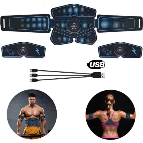 Home Gym Stimulator Muscle Trainer Exercise Bodybuilding Smart Massage Machine Wireless Workout Sport Press Fitness Equipment