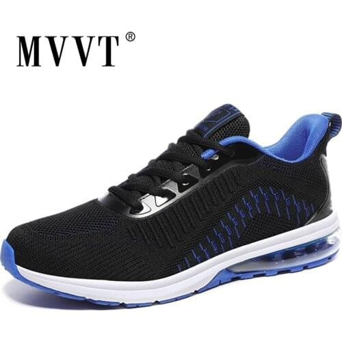 Cushioning Air Sole Running Shoes For Men Sneakers Breathable Mesh Sport Shoes Lifestyle Walking Shoes