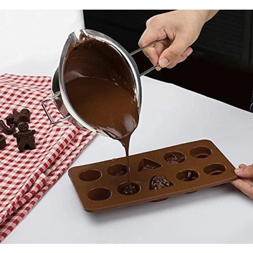 Long Handle Wax Melting Stainless Steel Pot DIY Scented Candle Soap Chocolate Butter Handmade Soap Tool Non-stick Easy