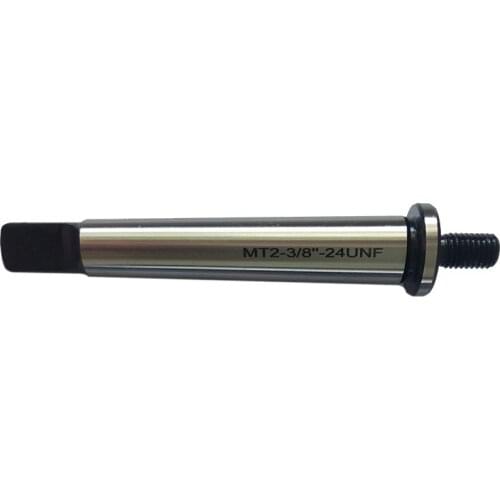 2MT Shank To 3/8\"-24 Threaded Drill Chuck Arbor Hardened Morse Taper MT2 Adapter New And High Quality