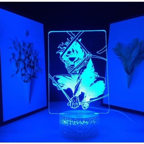 My Hero Academia Anime 3D Lamp Aizawa for Home Decor Birthday Gift Manga My Hero Academia Shota Aizawa Table Lamp