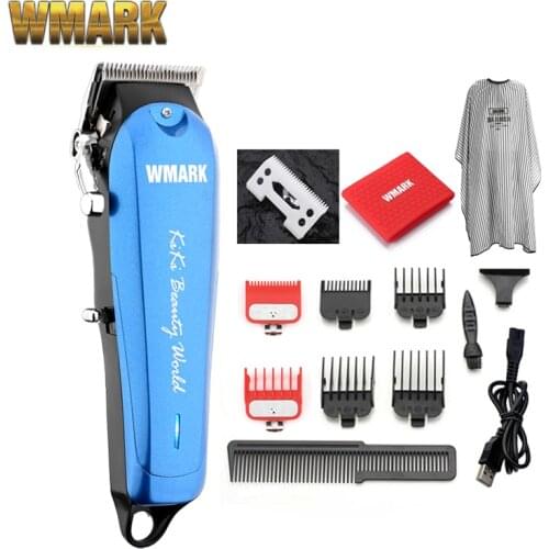 WMARK Hair Cutting Machine NG-103B Professional Cordless Hair Clippers Hair Cutter Hair Trimmer 6500 RPM