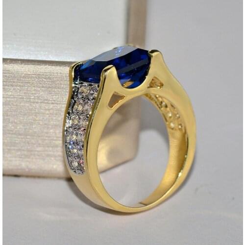 Copper Wedding Engagement Rings For Women White Gold Color AAA+Cubic Zircon Classic Fashion Jewelry