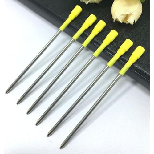 10pc Metal Filling Box Office Stationery Ballpoint Pen Refill Crystal Gem Pen Accessories School Writing Supplies Spare