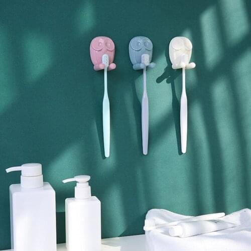 Cartoon Razor/Toothbrush Holder Wall Man Shaving Holder Support Bathroom Storage Accessories Sets Multifunctional Hook