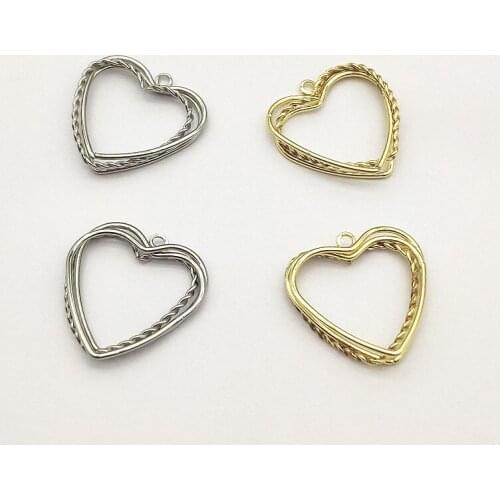 New Arrival! 28x27mm 100pcs Zinc Alloy Heart shape Charm for Handmade Necklace/Earring DIY Parts,Jewelry Accessories Findings