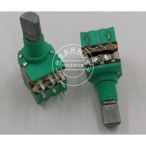 Original new 100% RK125G double connection with switch A103 A10K 8pin 15mm half shaft volume potentiometer