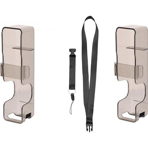 Transparent Protection Cover Protective Case with Lanyard for FIMI Palm 2 Camera Lens Smart Device Accessories (Clear)