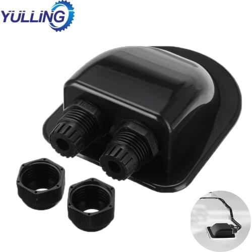 YULLING Caravan Solar Car Junction Box Plastic Roof Wire Entry Gland Box Solar Panel Cable Motorhome Junction Box RV Accessories