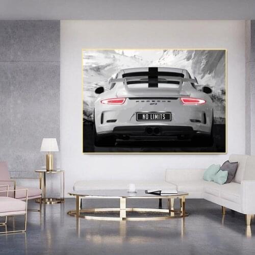 Modern Car Canvas Painting on The Wall Cuadros Print Home Decor HD Poster Wall Art Picture for Living Room Home Decoration