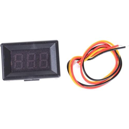 LED Display 3-wire DC 0-100V Detection of DC Voltmeter Voltage Tester Digital Voltage Meter for Auto Car LED Display Gauge