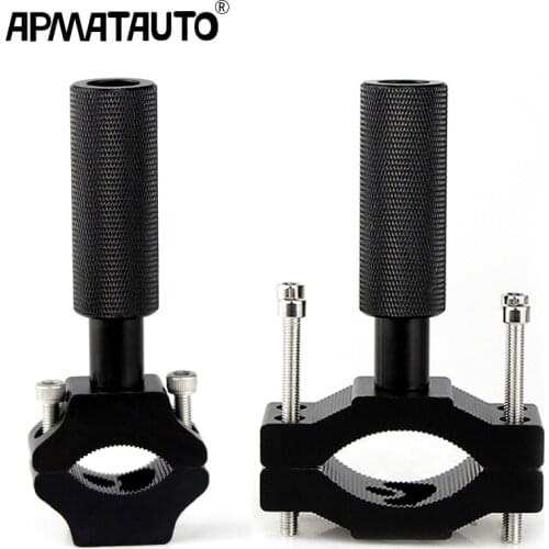 30mm 55mm Motorcycle Extension Bar Bracket Spotlight Off-Road External Fixed Lamp Holder lighting extension Fork Handle Bracket