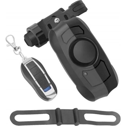 Usb Rechargeable Wireless Anti-Theft Vibration Motorcycle Bike Bicycle Security Lock Alarm With Remote Control