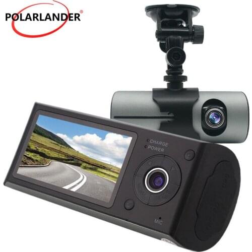 X3000 HD GPS Module Video Recorder Dual Lens Car DVR Camera 2.7" Inch LCD 3D G-sensor Camcorder Cycle Recording Digital Zoom