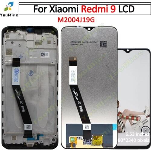 IPS Display For Xiaomi Redmi 9 LCD Touch Screen Digitizer Assembly Replacement For Xiaomi Redmi 9 M2004J19G M2004J19C