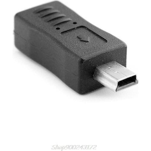 1 PC Black Micro USB Female to Mini USB Male Adapter Charger Converter Adaptor Jy21 20 Dropship