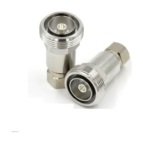 5pcs L29 7/16 DIN Female clamp 1/2" for Superflexible Cable Brass Coaxial RF connector Adapter