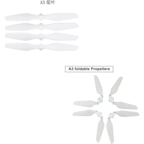 A3 RC drone Quadcopter Spare Parts Original CW CCW Propeller blade / foldable blade propelller 4pcs/set