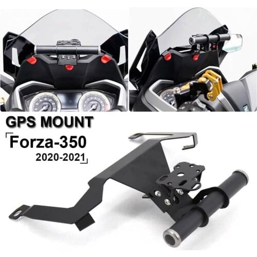 For Forza350 Motorcycle Accessories 2020 2021 For Honda For Forza 350 Windshied Mount Navigation Bracket GPS Smartphone Holder