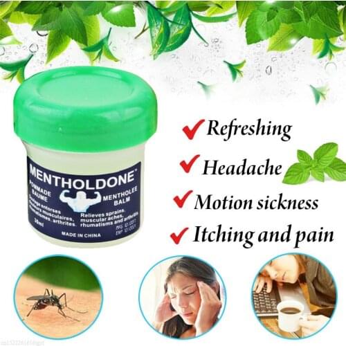 White Cooling Mint Balm Ointment For Anti Mosquito Headache Relief Motion Sickness Dizziness Refreshing Essential Oil Tiger Balm