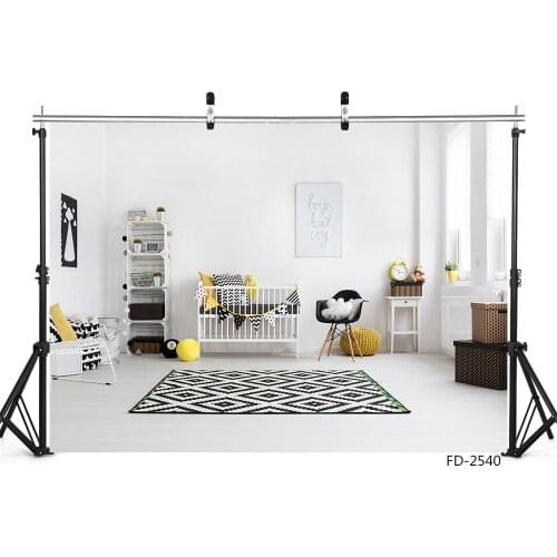 Indoor white baby room lovely children in the first year of life newborn photo background routine photography background