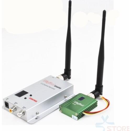 PARTOM BT 1.2Gghz 1.3Ghz 400mW 8CH Wireless Audio&Video AV transmitter and 12ch Receiver 1.2G 400mw 1.3G FPV Combo