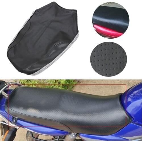 Motorcycle Cushion Cover Gripper Soft Seat For Yamaha YBR 125 2005-2009 Scooter Protector Non-slip PU Leather