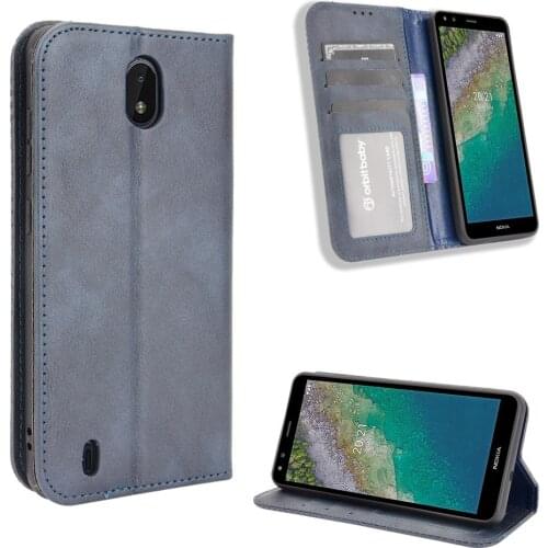For Nokia C01 Plus Case Wallet Flip Style PU Leather Phone Bag Cover For Nokia C01 Plus With Photo Frame C01Plus 5.45"