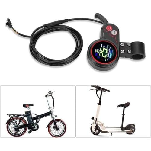 36V 350W Electric Scooter Bike Control Instrument with LCD Display Thumb Throttle for Electric Scooter Bicycles