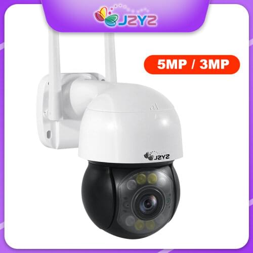 JZYZ Wifi IP Camera Indoor Dome Pan Tilt Wifi Full HD 1080P Night Vision Auto Tracking Two-way Voice H.265 Surveillance Camera
