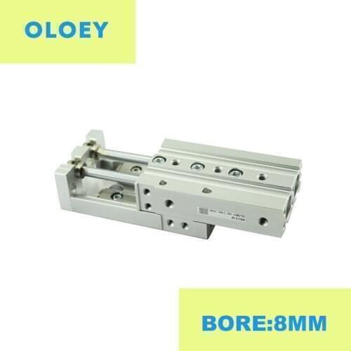 MXS MXS8L-30 MXS8L-30A MXS8L-30AS MXS8L-30AT MXS8L-30B MXS8L-30C Double Acting cylinder adjuster pneumatic air slide table