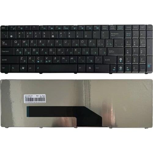 NEW Russian laptop keyboard FOR ASUS K70I K70ID F90 F50 F52 F52q X5DC X50IJ X5DIN RU black with frame