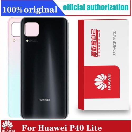 Original Back Housing Replacement for Huawei P40 Lite Back Cover Battery Glass with adhesive Sticker Repair parts