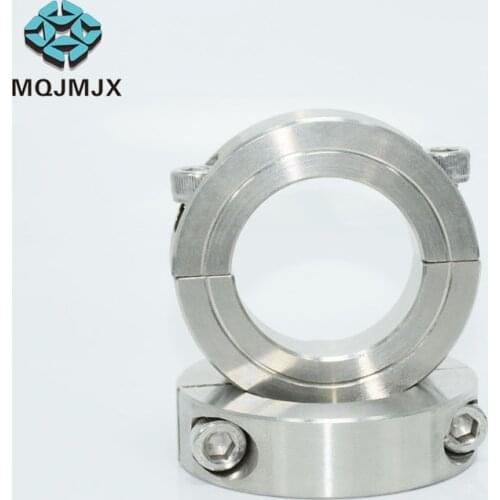 Split Type Shaft Collar Stainless Steel Set Collar Shaft Adjustment Ring Inner Diameter 8-80mm