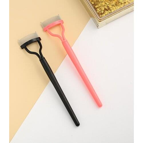 Beauty Makeup Lashes Separator Foldable Metal Eyelash Brush Comb Eyelash Curler Mascara Curl Beauty Makeup Cosmetic Tool