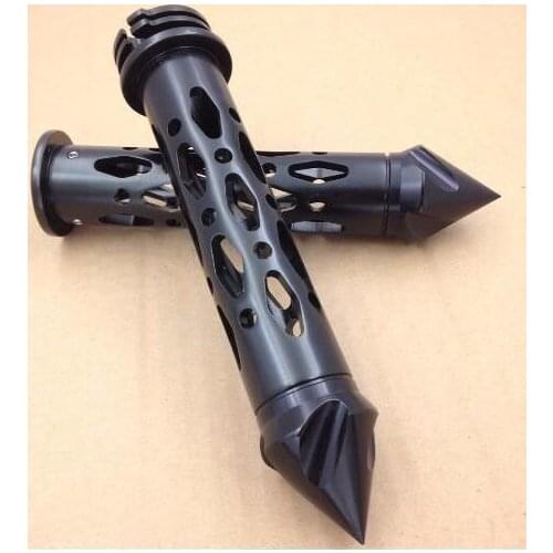 Pair Motorcycle 22mm Handlebar 7/8" Hand Grips Black For Honda CBR 600 F3 Yamaha FZR YZF 600 600R Kawasaki Ninja 250 500 Suzuki